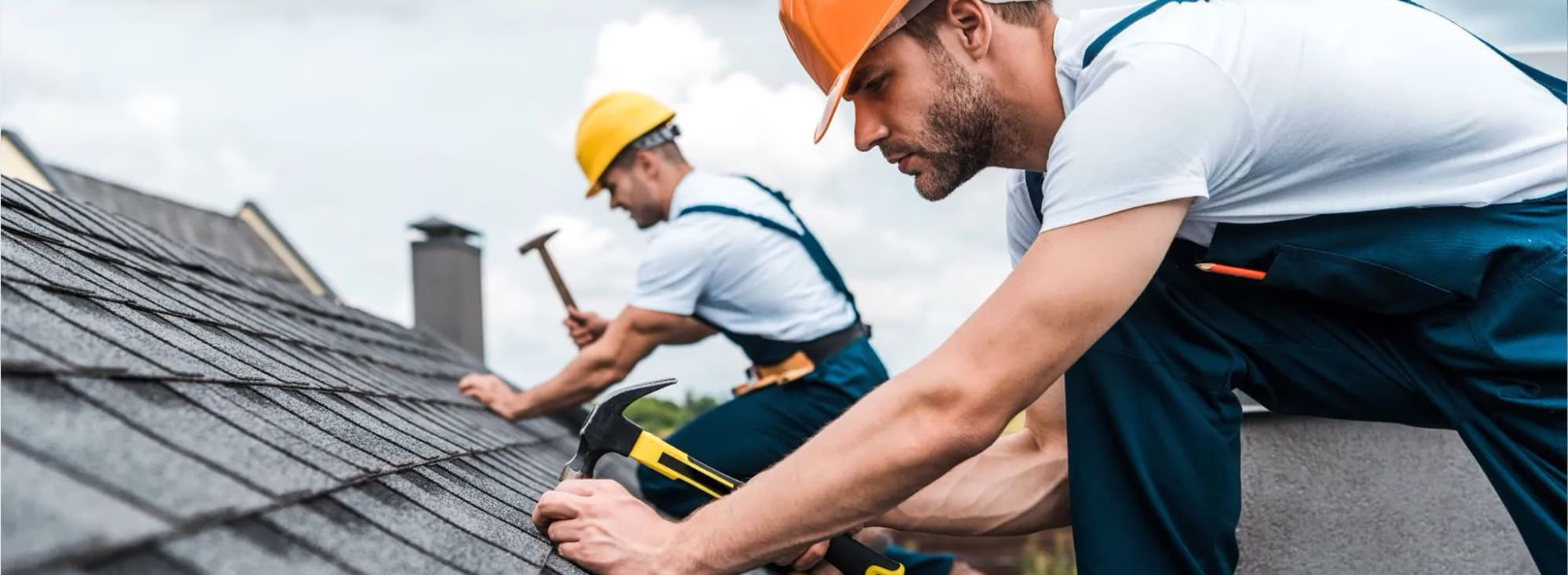 Roof crew on site